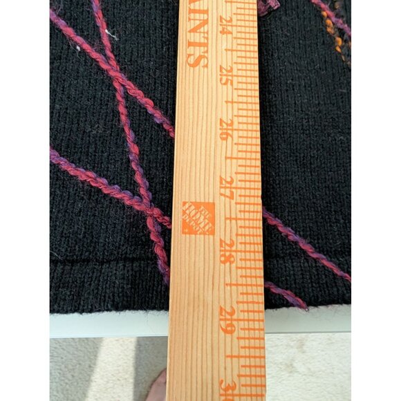 Koos Of Course Artsy Tunic Sweater Womens Size 1X Purple Wool Blend Pullover - Picture 9 of 9